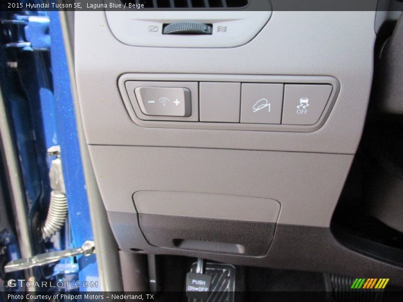 Laguna Blue / Beige 2015 Hyundai Tucson SE