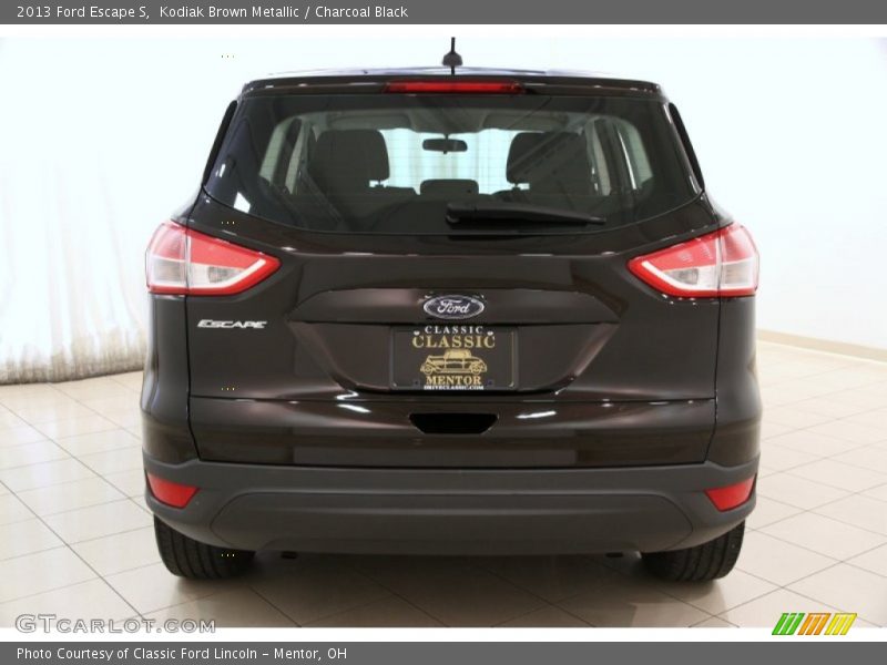 Kodiak Brown Metallic / Charcoal Black 2013 Ford Escape S