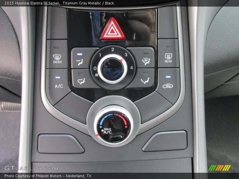 Titanium Gray Metallic / Black 2015 Hyundai Elantra SE Sedan