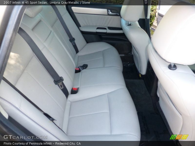 Umbria Gray Metallic / Stone 2007 Infiniti M 45 Sport Sedan
