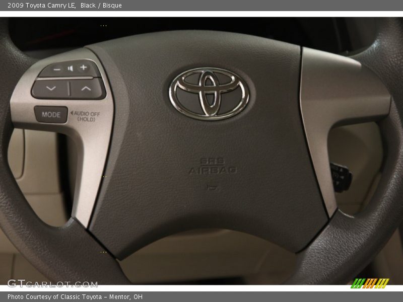 Black / Bisque 2009 Toyota Camry LE