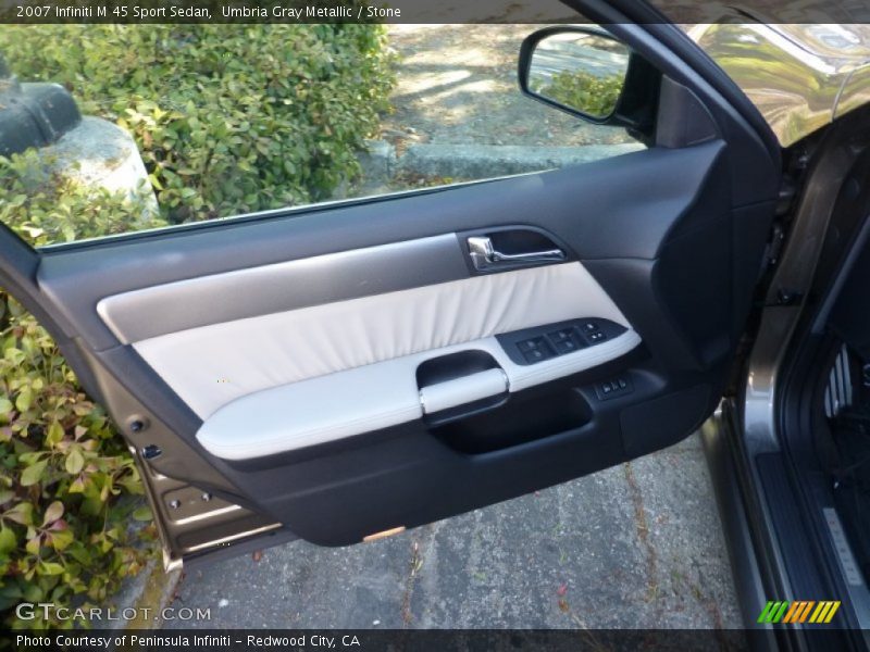 Umbria Gray Metallic / Stone 2007 Infiniti M 45 Sport Sedan