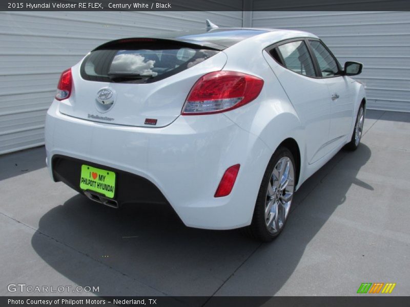 Century White / Black 2015 Hyundai Veloster RE FLEX