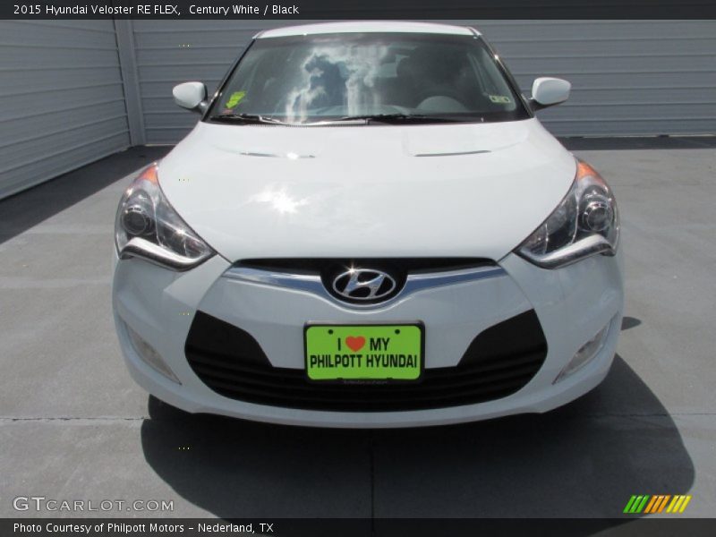 Century White / Black 2015 Hyundai Veloster RE FLEX