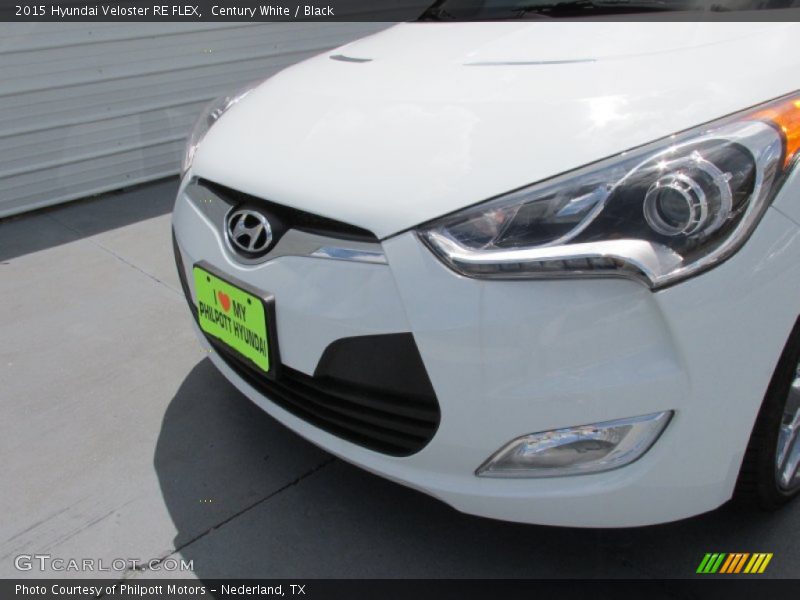 Century White / Black 2015 Hyundai Veloster RE FLEX
