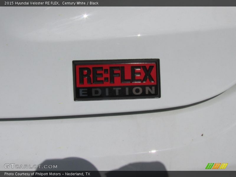 Century White / Black 2015 Hyundai Veloster RE FLEX