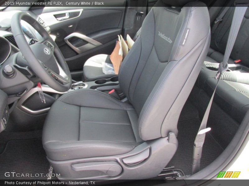 Century White / Black 2015 Hyundai Veloster RE FLEX