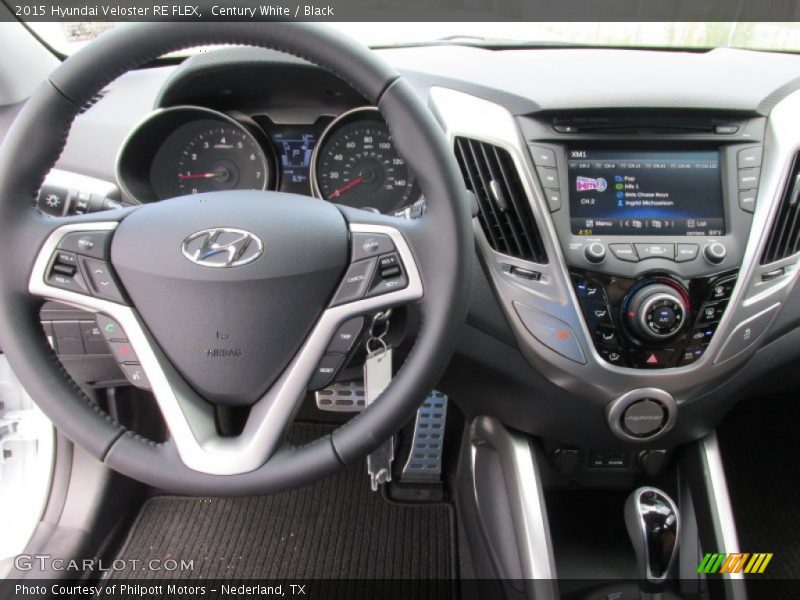 Century White / Black 2015 Hyundai Veloster RE FLEX