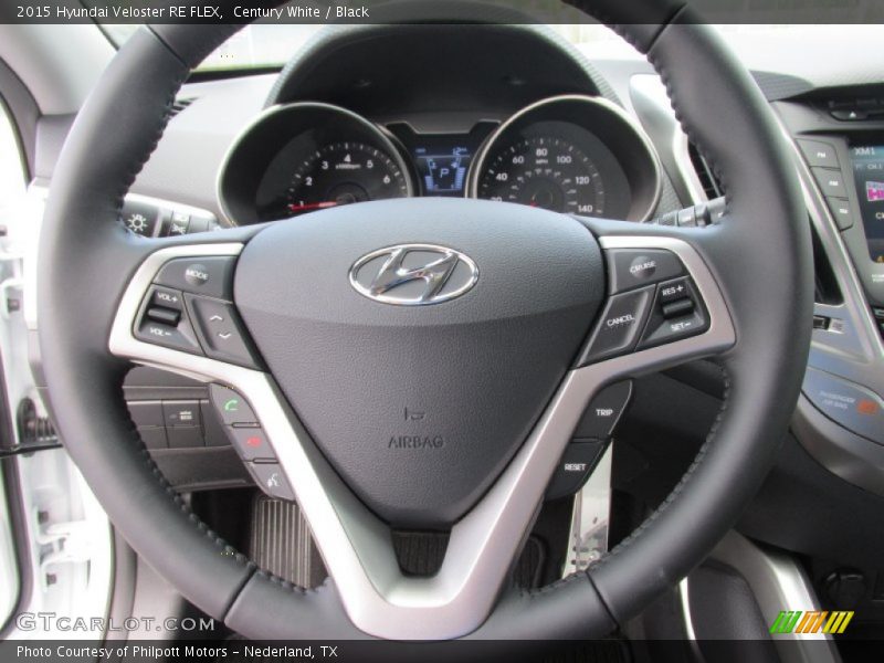 Century White / Black 2015 Hyundai Veloster RE FLEX