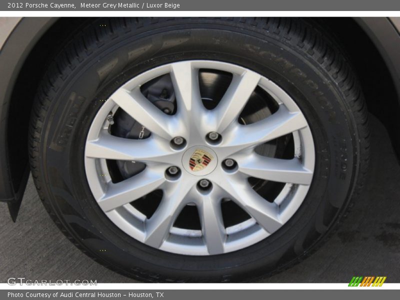 Meteor Grey Metallic / Luxor Beige 2012 Porsche Cayenne