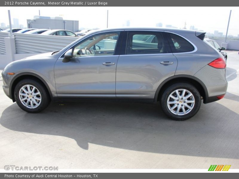 Meteor Grey Metallic / Luxor Beige 2012 Porsche Cayenne