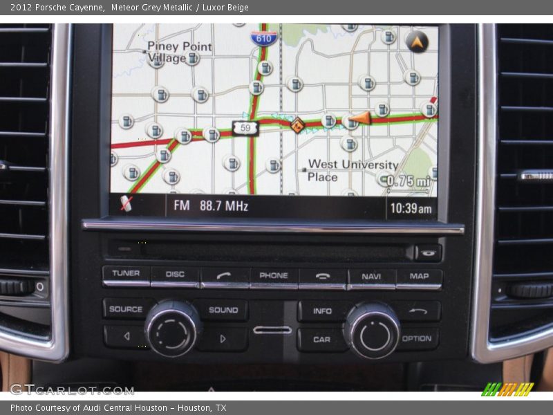 Meteor Grey Metallic / Luxor Beige 2012 Porsche Cayenne