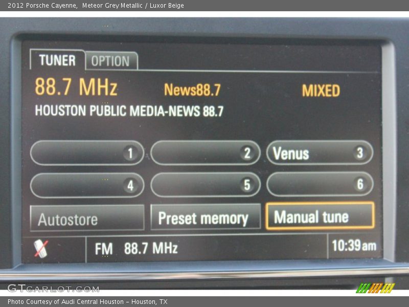 Meteor Grey Metallic / Luxor Beige 2012 Porsche Cayenne