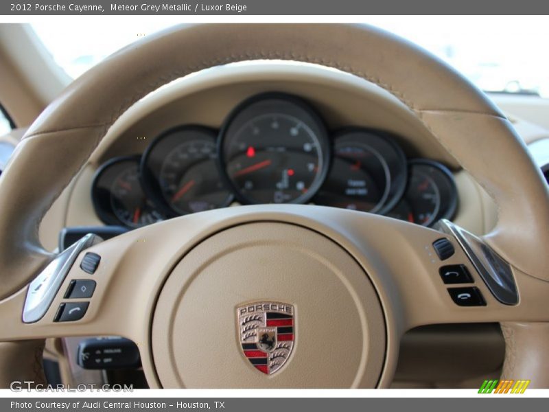 Meteor Grey Metallic / Luxor Beige 2012 Porsche Cayenne