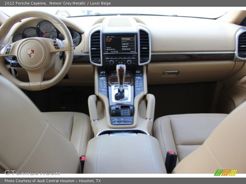 Meteor Grey Metallic / Luxor Beige 2012 Porsche Cayenne