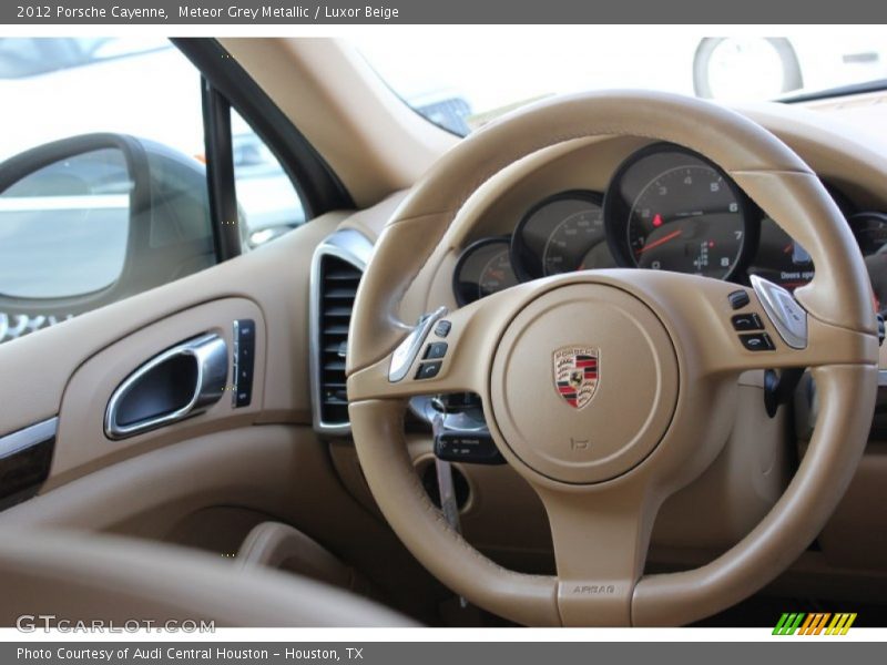 Meteor Grey Metallic / Luxor Beige 2012 Porsche Cayenne