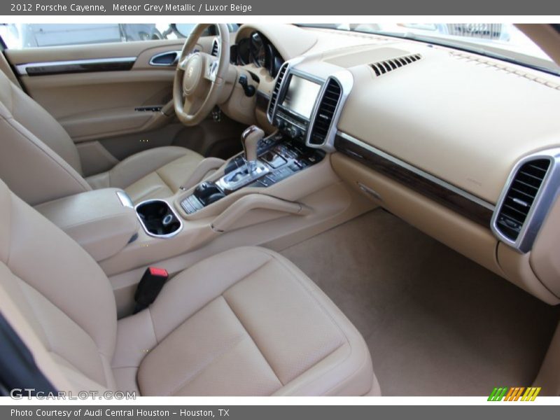 Meteor Grey Metallic / Luxor Beige 2012 Porsche Cayenne