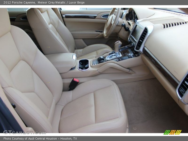 Meteor Grey Metallic / Luxor Beige 2012 Porsche Cayenne