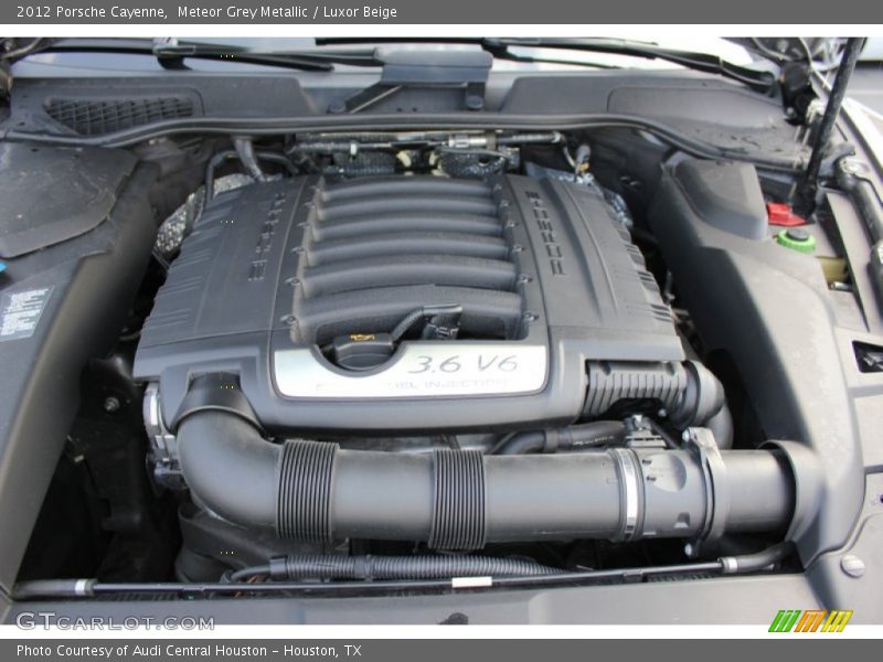 Meteor Grey Metallic / Luxor Beige 2012 Porsche Cayenne