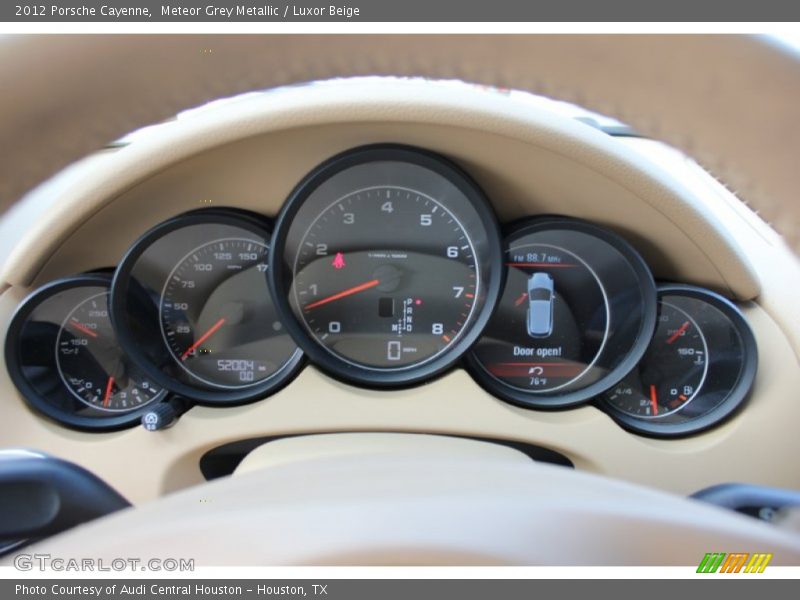 Meteor Grey Metallic / Luxor Beige 2012 Porsche Cayenne
