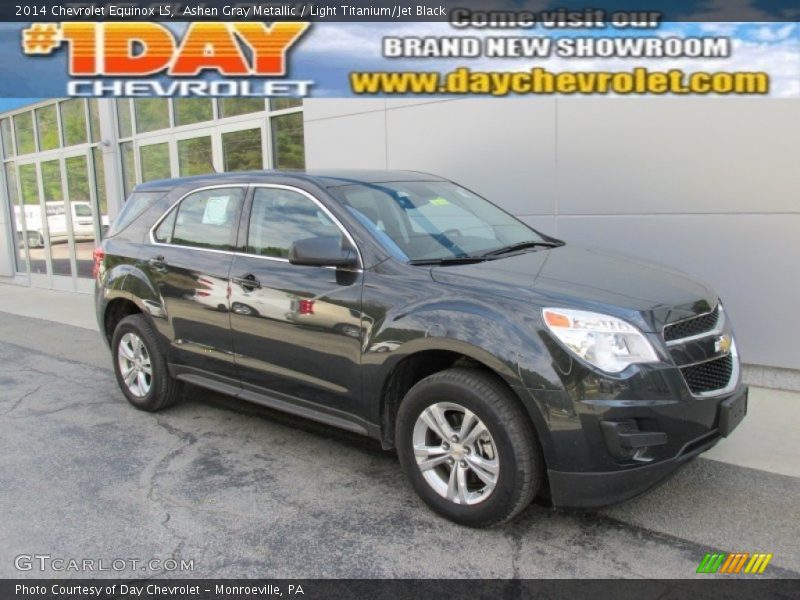 Ashen Gray Metallic / Light Titanium/Jet Black 2014 Chevrolet Equinox LS