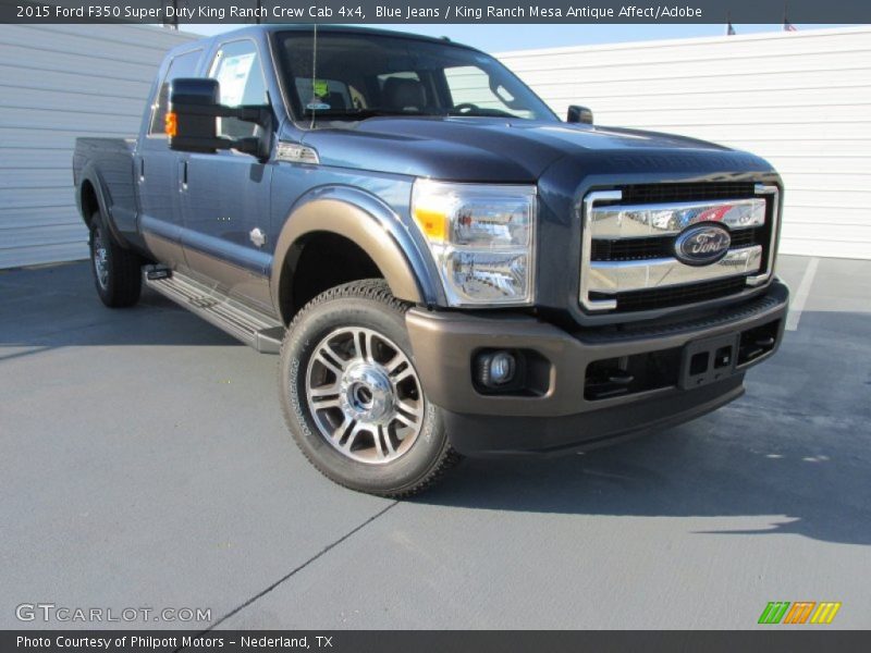 Front 3/4 View of 2015 F350 Super Duty King Ranch Crew Cab 4x4