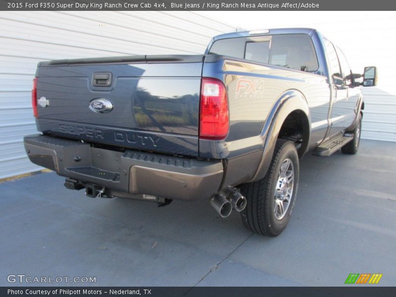 Blue Jeans / King Ranch Mesa Antique Affect/Adobe 2015 Ford F350 Super Duty King Ranch Crew Cab 4x4