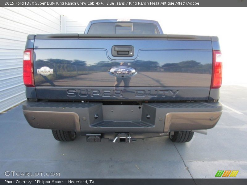 Blue Jeans / King Ranch Mesa Antique Affect/Adobe 2015 Ford F350 Super Duty King Ranch Crew Cab 4x4