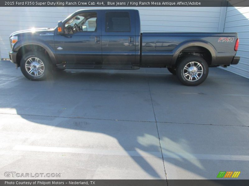  2015 F350 Super Duty King Ranch Crew Cab 4x4 Blue Jeans