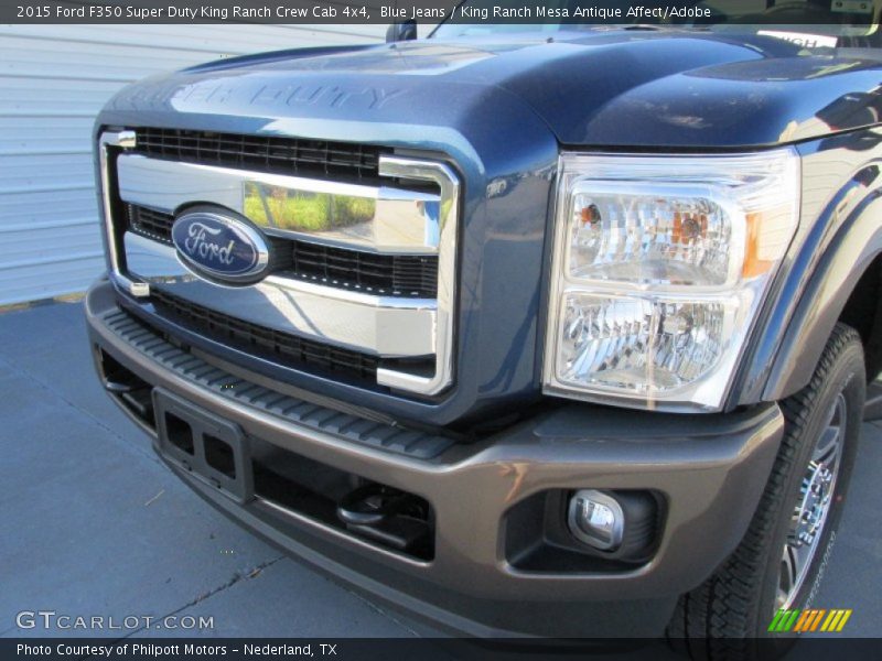 Blue Jeans / King Ranch Mesa Antique Affect/Adobe 2015 Ford F350 Super Duty King Ranch Crew Cab 4x4