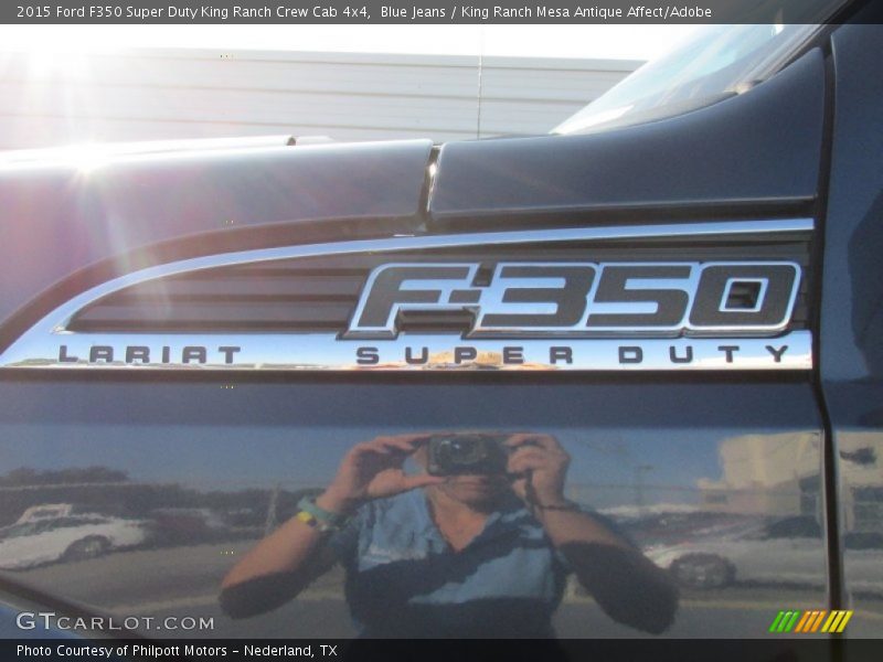 Blue Jeans / King Ranch Mesa Antique Affect/Adobe 2015 Ford F350 Super Duty King Ranch Crew Cab 4x4