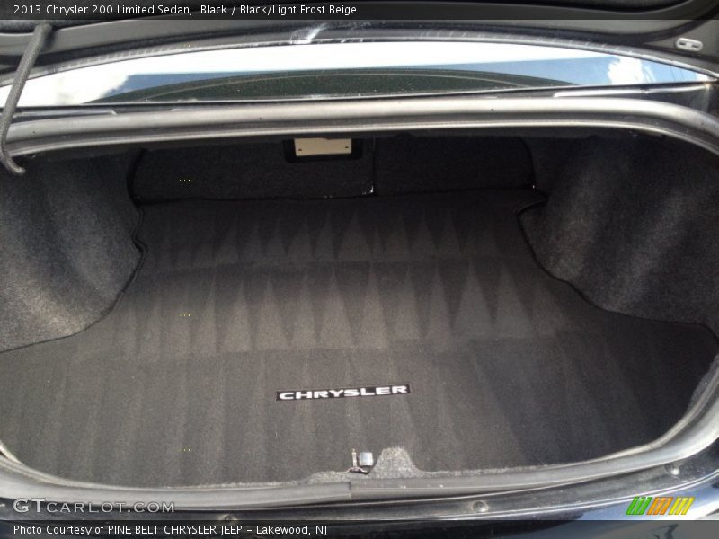 Black / Black/Light Frost Beige 2013 Chrysler 200 Limited Sedan