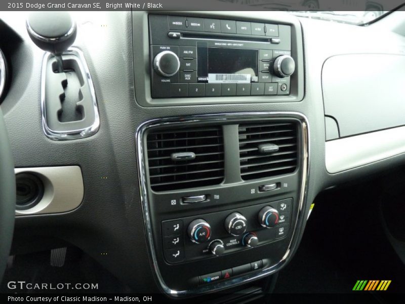 Controls of 2015 Grand Caravan SE