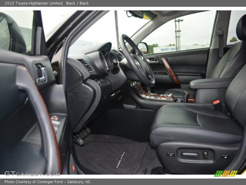 Black / Black 2013 Toyota Highlander Limited