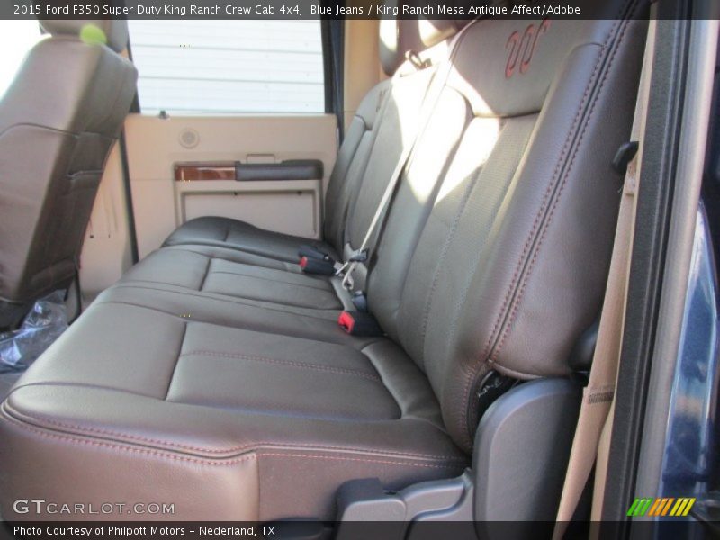 Blue Jeans / King Ranch Mesa Antique Affect/Adobe 2015 Ford F350 Super Duty King Ranch Crew Cab 4x4