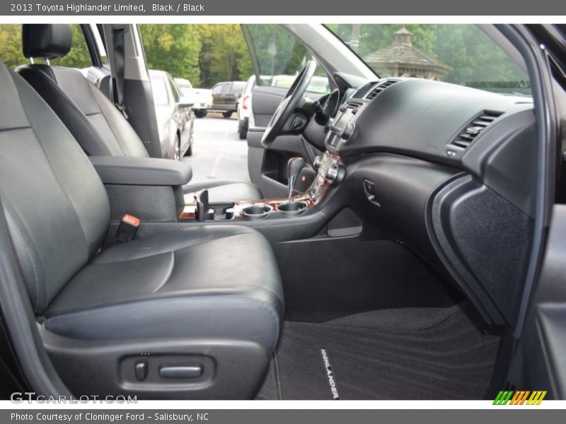 Black / Black 2013 Toyota Highlander Limited
