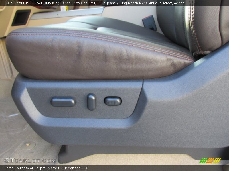 Blue Jeans / King Ranch Mesa Antique Affect/Adobe 2015 Ford F350 Super Duty King Ranch Crew Cab 4x4