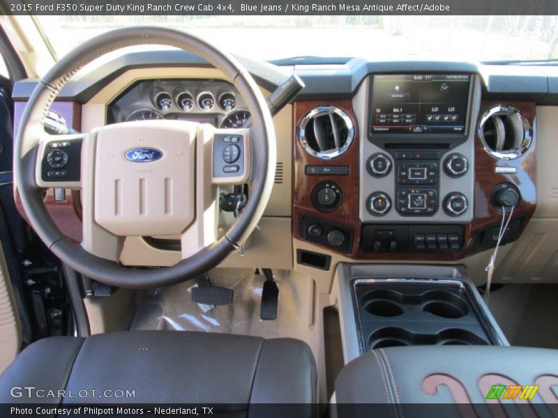 Dashboard of 2015 F350 Super Duty King Ranch Crew Cab 4x4
