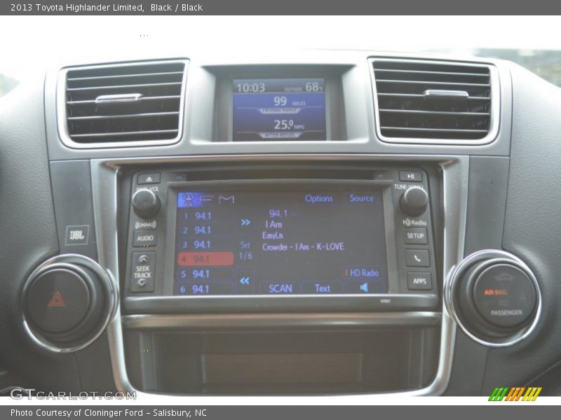 Black / Black 2013 Toyota Highlander Limited