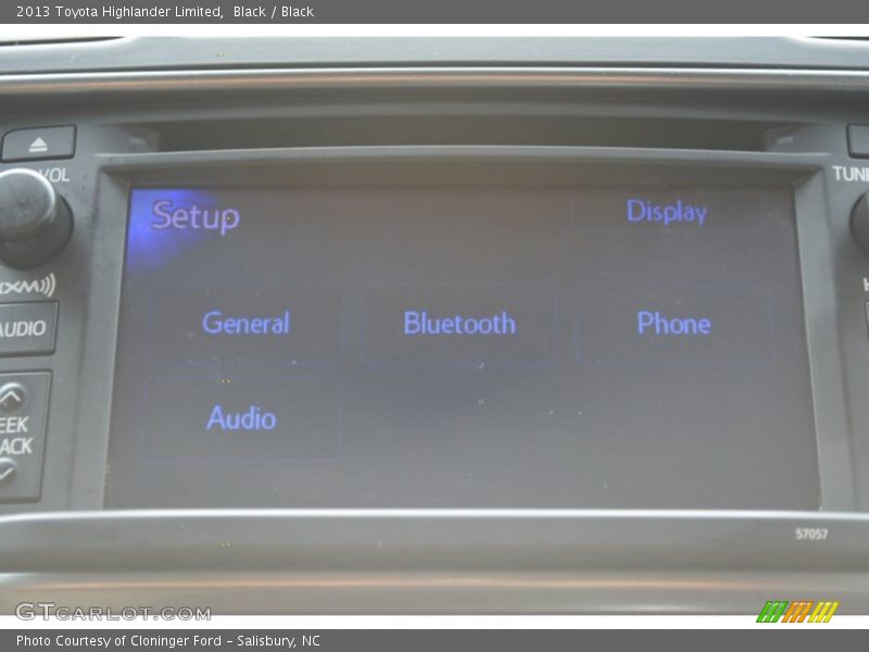 Black / Black 2013 Toyota Highlander Limited