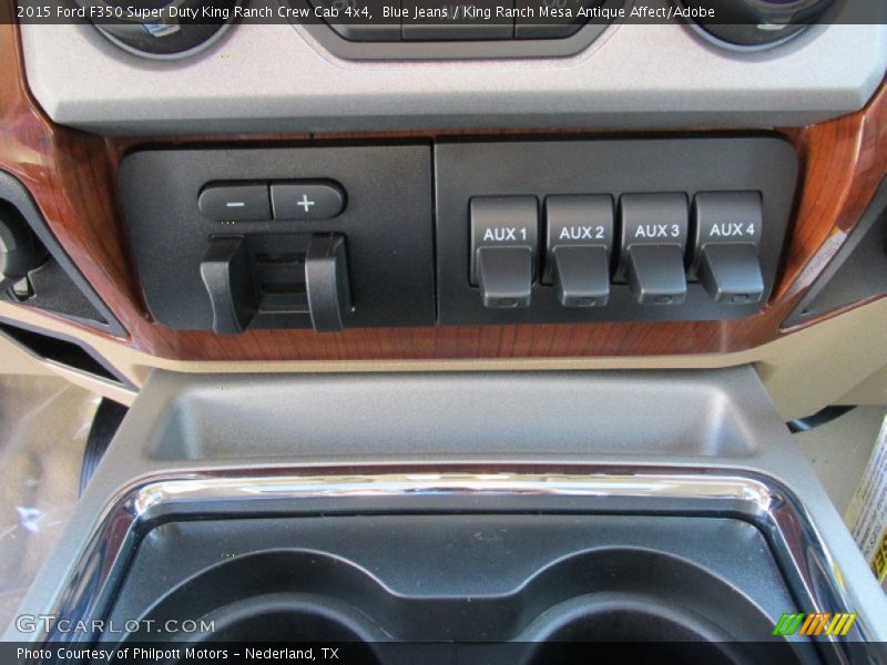 Blue Jeans / King Ranch Mesa Antique Affect/Adobe 2015 Ford F350 Super Duty King Ranch Crew Cab 4x4