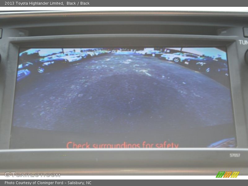 Black / Black 2013 Toyota Highlander Limited