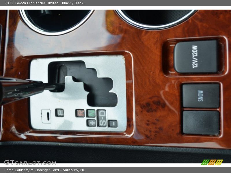 Black / Black 2013 Toyota Highlander Limited