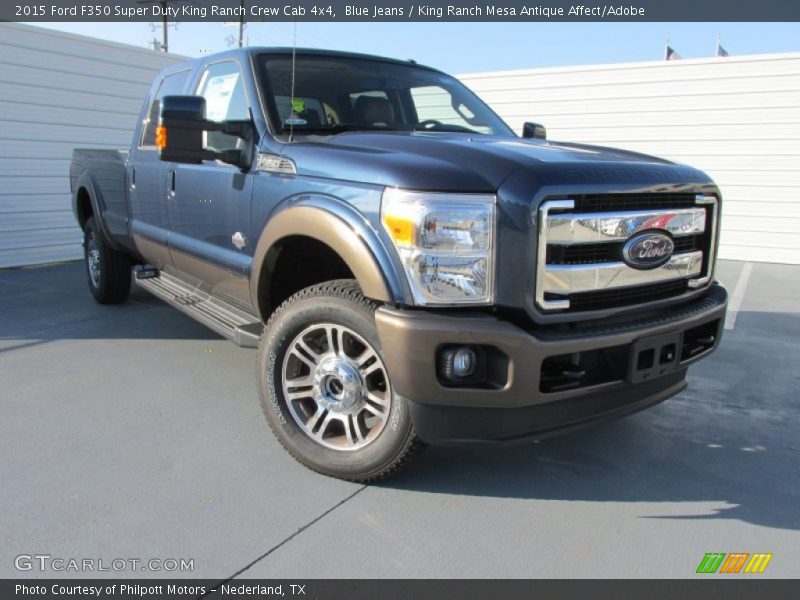 Blue Jeans / King Ranch Mesa Antique Affect/Adobe 2015 Ford F350 Super Duty King Ranch Crew Cab 4x4