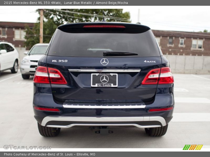 Lunar Blue Metallic / Almond Beige/Mocha 2015 Mercedes-Benz ML 350 4Matic