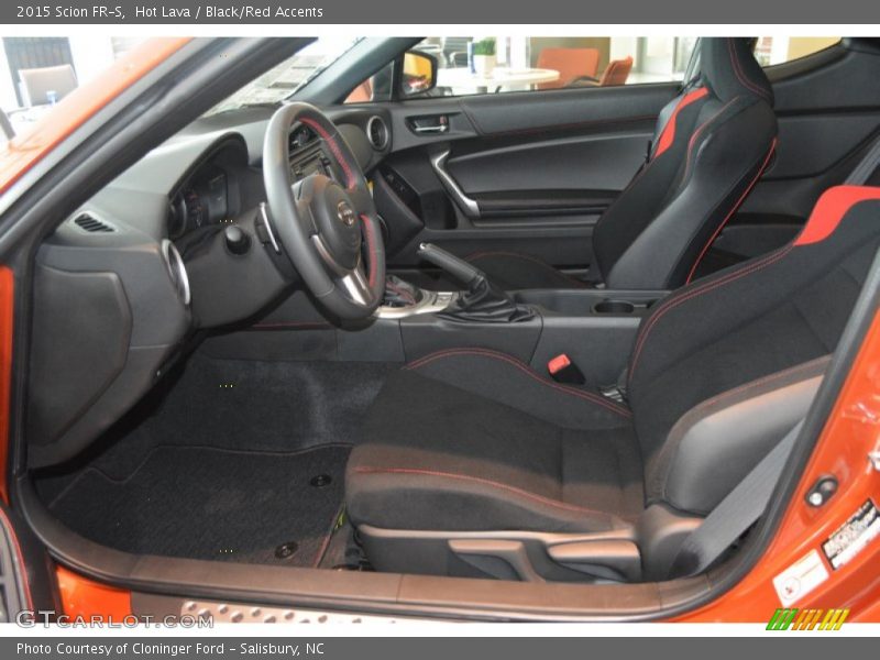 Front Seat of 2015 FR-S 