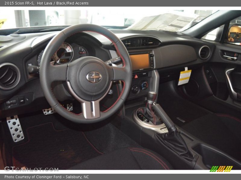 Hot Lava / Black/Red Accents 2015 Scion FR-S