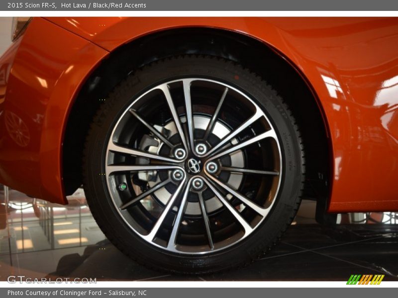 Hot Lava / Black/Red Accents 2015 Scion FR-S