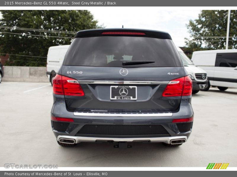 Steel Grey Metallic / Black 2015 Mercedes-Benz GL 550 4Matic