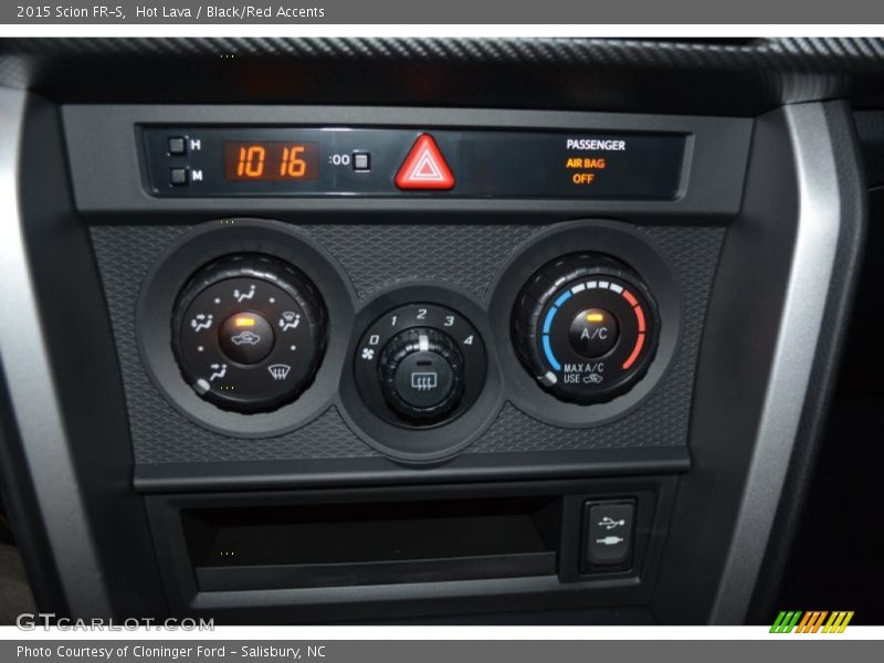 Hot Lava / Black/Red Accents 2015 Scion FR-S
